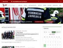 Tablet Screenshot of feuerwehr-jahrings.at